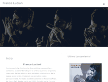 Tablet Screenshot of francoluciani.com.ar